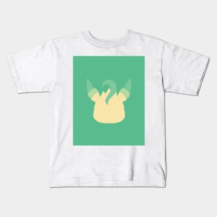 Minimalist Grass Type Kids T-Shirt